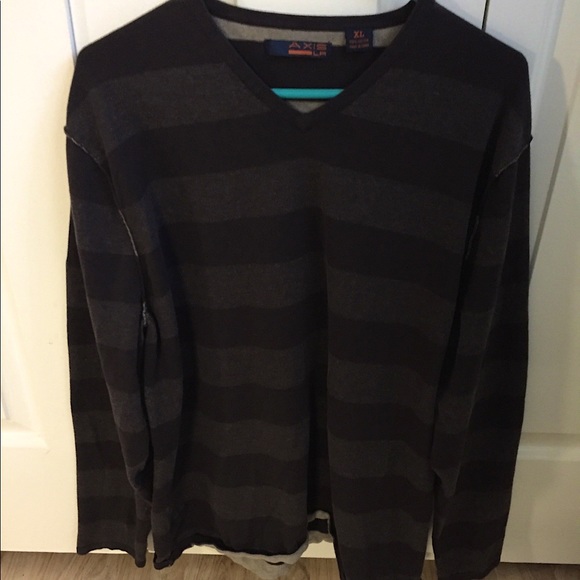 Axis LA Brown Striped Sweatshirt Mens XL NWOT - Picture 1 of 5